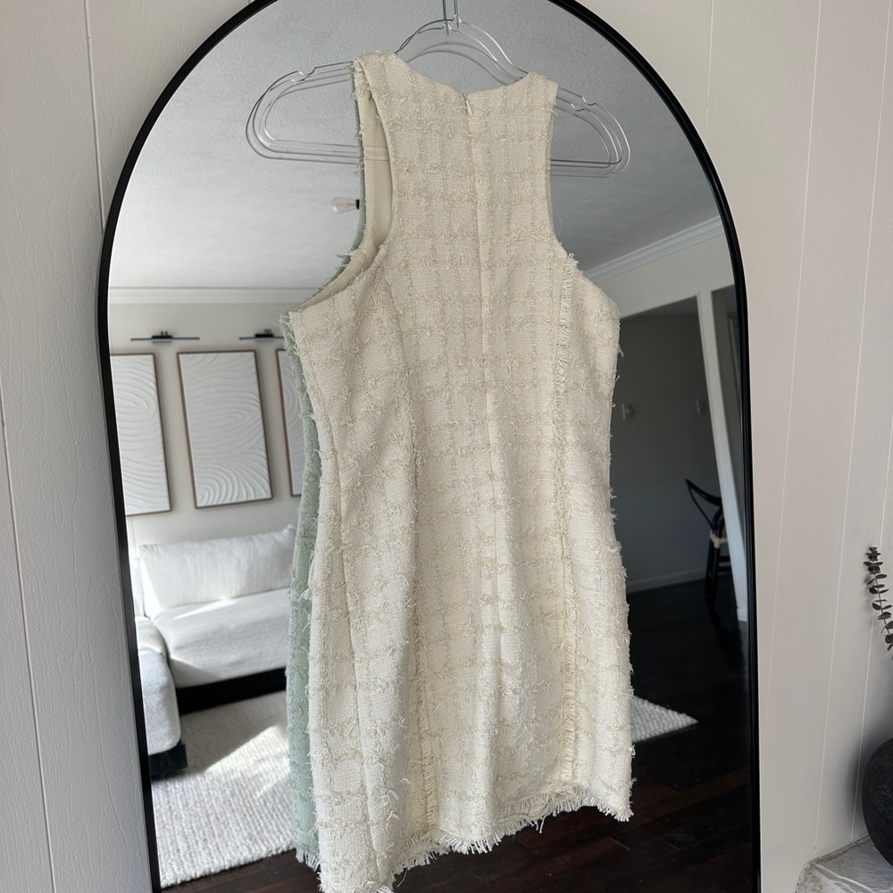 Vici Cream Textured Women's Dress - Picture 3 of 3
